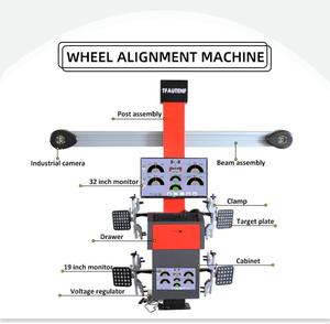 Équipement professionnel d'alignement de roues 3D pour voitures, aligneur de roues pour réduire l'usure des pneus et améliorer la sécurité - Product Image 3