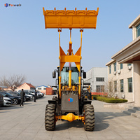 Yaweh 942 cina multifunzione mini pale ruote articolate 2 ton mini caricatori frontali piccolo giardino trattore caricatore farm