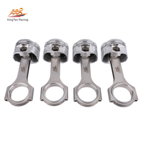 Kit de pistons et de bielles forgés pour moteur de course automobile 1ZZ pour Toyota Corolla Celica MR2 1.8L 1ZZ-FE