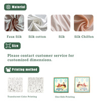 Foulard en Soie Personnalisé en Gros, Cadeau Promotionnel, Bandana, Marque Privée, Foulard Imprimé Personnalisé en Fausse Soie pour Femme