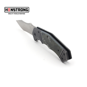 Couteau <span class=keywords><strong>de</strong></span> poche en plastique personnalisable OEM G10 pour le camping, la survie et les activités <span class=keywords><strong>de</strong></span> plein air Design pliant - Product Image 2