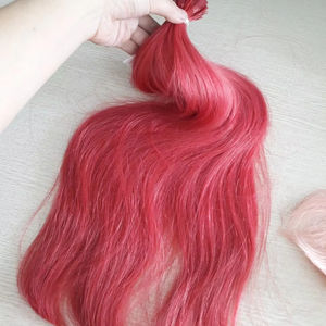 Extensions de cheveux humains vierges Remy vietnamiens doux et droits soyeux Trame simple à pointe plate d'épaisseur naturelle à double dessin populaire - Product Image 1