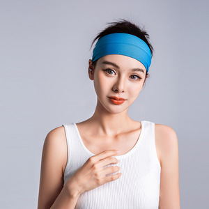 Jiemeirui Cooling Sports <b>Headband</b> Wide Sweat-Wicking Anti-Slip <b>For</b> <b>Running</b> Fitness Yoga Badminton <b>Women</b> Hair Ties - Product Image 2