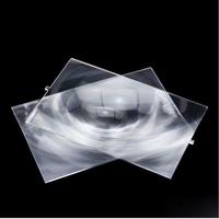 Lentilles de condensation à filetage optique PMMA personnalisées 2,6/3,5/4/5/5,8/7 pouces Lentille Fresnel pour projecteur LCD avec lentilles de mise au point