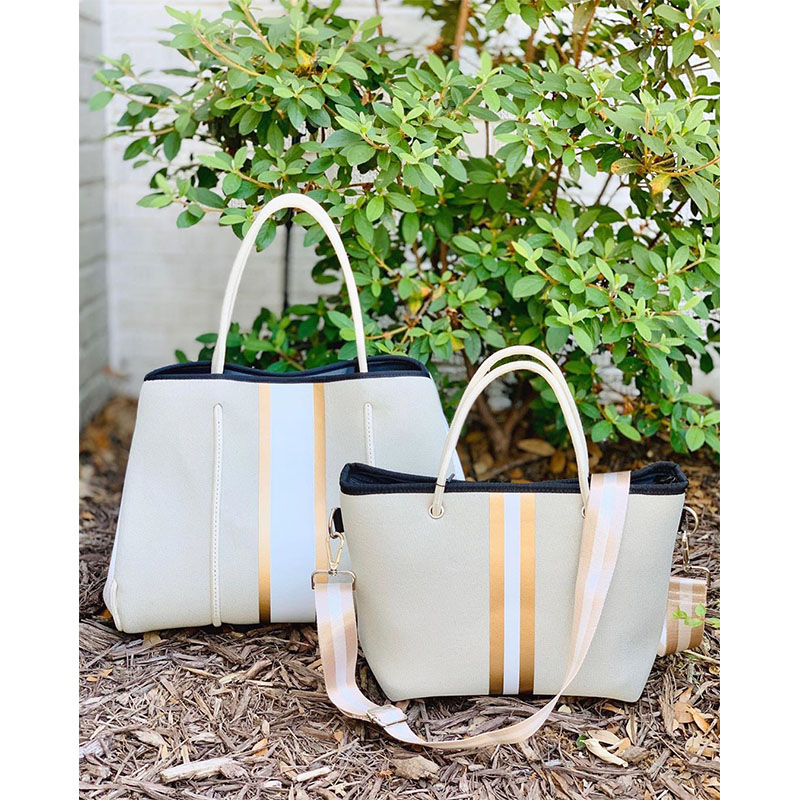 OEM ODM, лидер продаж, модная дорожная Неопреновая многофункциональная женская сумка, пляжная сумка, тоут с внутренним карманом на молнии