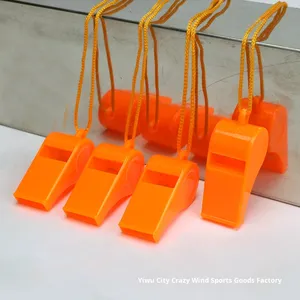 Silbato de entrenamiento para deportes al aire libre para supervivencia, bomberos y árbitro, ventilador de sonido fuerte, silbato deportivo de plástico para animar - Product Image 3
