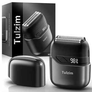 Afeitadora Eléctrica Tulzim para Hombre - Maquinilla de Afeitar Portátil y Lavable con Cinco Cuchillas y Doble Cuchilla para Barba, Rostro y Cuerpo - Product Image 6