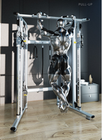Máquina de entrenamiento de fuerza comercial, precio de fábrica, entrenador multifuncional, máquina Smith, máquina de ajuste cruzado