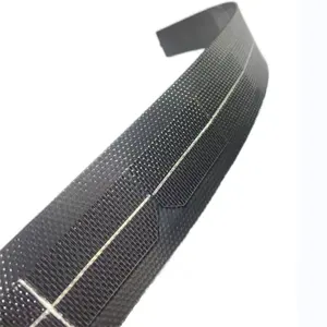ETFE Mono Full Black Narrow Size Strip Shape Slim Solar Panel 12w 18v Rollable Semi Flexible Solar Panel 1950*50*2mm