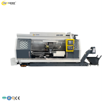 Tour CNC à banc incliné en métal CKX550-1500 pour usinage et tournage d'arbres