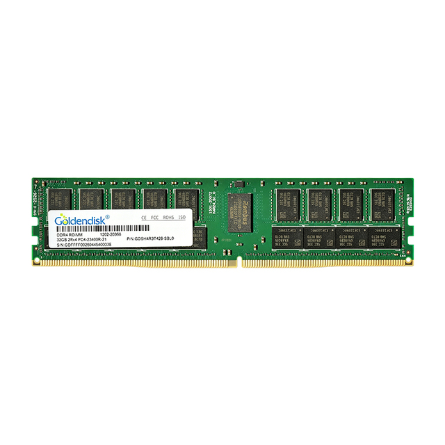DDR4 3200MT/s RDIMM REG ECC Server Memory Wide Temperature Industrial RAM From China Origin for Data Center AI & Virtualization