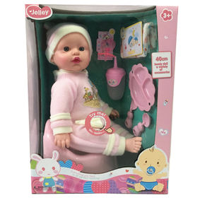 Bonecas de Silikon Düşük Fiyat Güzel Olacak Pee/İçme Suyu/Popüler 16 Inç Vinil Ic Bebek - Product Image 1