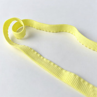 Bande élastique plate tricotée en nylon et élasthanne côtelée douce de 10 mm pour la couture de sous-vêtements et de ceintures