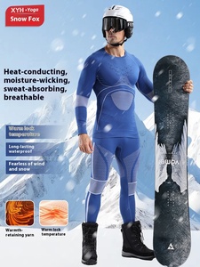 Nuovi uomini sci ad asciugatura rapida sport mutandoni a Base di compressione estremamente fredda vestiti caldi biancheria intima funzionale per l'autunno - Product Image 5