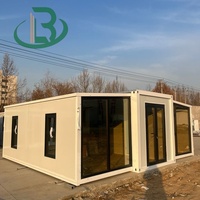 Venta de Fábrica: Casa Contenedor de Acero Expandible de Alta Calidad de 20 pies, Villa Prefabricada con 2 Dormitorios, Oficina y Cocina, Uso Móvil Pequeño