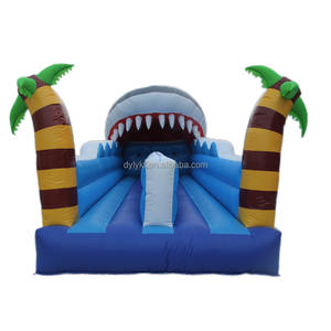 Platform balap mengambang tiup yang dapat disesuaikan untuk dewasa reli hiu rumah taman air resor pulau hiburan diproduksi - Product Image 6
