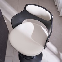 Tabouret de bar moderne minimaliste en métal, réglable en hauteur, rotatif, luxe léger, pour usage domestique et commercial