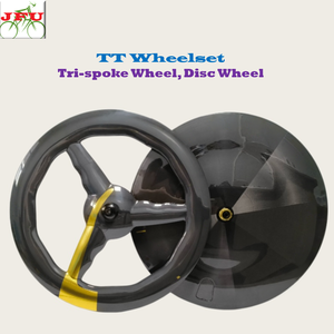 Juego de Ruedas de Carbono de Tres y Cuatro Radios para Bicicletas de Contrarreloj y Triatlón, Piezas para Bicicletas Cervelo Pinarello. Colnago. Cañón. Factor.<span class=keywords><strong>Scott</strong></span> - Product Image 2