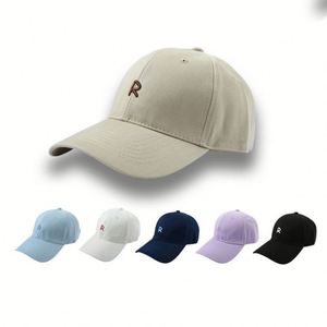 Letter Mens Cotton Canvas Baseball Cap Outdoor Sports Wear Custom Embroidery and Printing 6-Panel Promotion <b>Hat</b> - Product Image 1