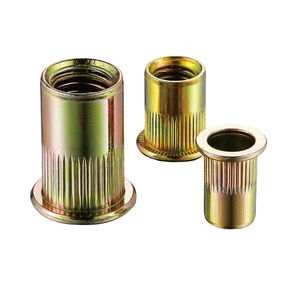 Muebles automotrices 1/4 "-20 5/16"-18 3/8 "-16 Inserto roscado de cabeza plana Nutsert Rivnuts Tuerca de remache ciego - Product Image 5
