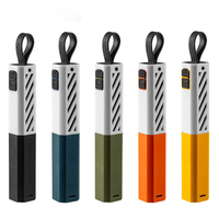 Senter Laser 18650 Dapat Diisi Ulang 20W Bahan ABS Mini Daya Tinggi USB Pengisian Cepat Senter LED untuk Darurat Berkemah di Luar Ruangan