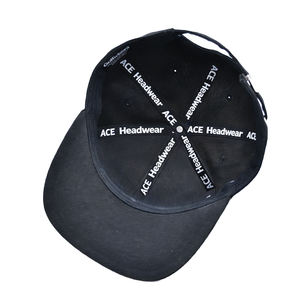 Premium Chenille Embroidery Snapback <b>Cap</b> Black <b>Flat</b> Brim <b>Hat</b> Embroidered Snapback <b>Hat</b> Custom Snapback <b>Cap</b> - Product Image 2