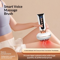 Professionelles Elektrisches Kräuter-Massagebürsten-Set mit Beifuß-Ingwer-Öl - Vakuum-Technologie Komplettes Körper-Scraping-Therapie-Kit