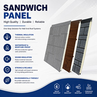 Panneaux muraux en métal sculpté PU, ignifuges, résistants aux UV, pour revêtement extérieur de villas modulaires et projets de bâtiments résidentiels