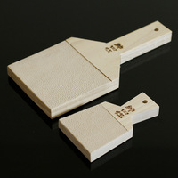 Japanse Sushi Chef's Tool Haaienhuid Schuurplaat Haaienhuid Hinoki Oroshiki Rasp Traditionele Wasabi Gember Rasp