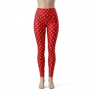 Leggings de Cintura Alta con Estampado de Puntos y Logotipo Personalizado, Varios Colores Disponibles, Leggings para Gimnasio y Yoga para Mujer 2026 - Product Image 3