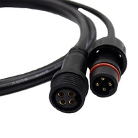 Connecteur de câble d'alimentation aéronautique étanche IP67 mâle-femelle 2, 3, 4 ou 5 broches avec gaine en PVC pour transfert audio/vidéo usage automobile