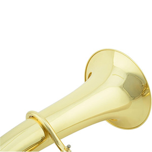 Bande à vent usine laiton finition laqué or trois clés B plat clé ténor corne euphonium avec étui embouchure - Product Image 5