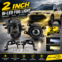 Support de phare antibrouillard VAHID Bi-LED F12 de remplacement pour TOYOTA Corolla Cross 2022-2024 SUV compact / Crossover