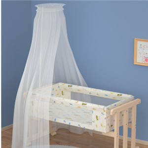 Meubles de pépinière en bois bébé petit lit de couchage avec coussin berceaux convertibles lits bébé lit en bois pour bébés - Product Image 6