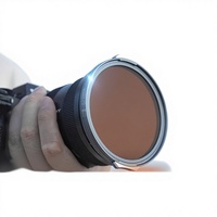 Filtre polarisant professionnel Nisi pour photographie de paysage, réducteur de lumière, à installation rapide, avec taille de filtre et lieu d'origine