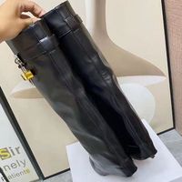 Bottes hautes pour femmes de qualité supérieure, style western, à la mode, pour pantalon