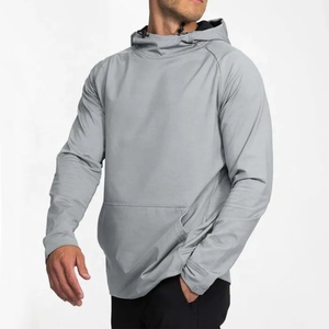 Sudadera con Capucha para Hombre, Otoño-Verano, Corte Regular, Mangas Raglán Cruzadas, Logotipo Personalizado, Forro Polar, Transpirable, Resistente al Viento, con Bolsillo - Product Image 1