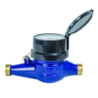 Compteur de débit d'eau fileté à entraînement magnétique Shengda Mechanical ISO Multi-Jet Dry Dial IP68 OEM en laiton 3/4, vente en gros