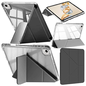 Funda para Honor Pad X9a/X9 Pro 11.5 Pulgadas 2025 con Soporte para Lápiz, Soporte Tríptico en Forma de Y, Carcasa Trasera Rígida Transparente, Cubierta Acrílica Plegable en Y - Product Image 1