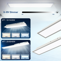 Luminaires linéaires modernes encastrés et en saillie en aluminium certifiés DLC, LED SMD2835, panneau lumineux IP20, garantie 5 ans, entrepôt
