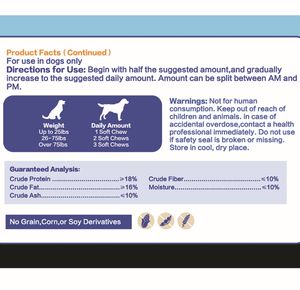 Sollievo dalle allergie personalizzato mastica morbida per cani integratore sanitario per animali domestici sollievo dalla pelle pruriginosa cibo supporto <span class=keywords><strong>Anti</strong></span>-trattamento della salute immunitaria - Product Image 2