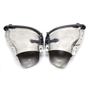 Tuyau d'échappement Mercedes-Benz W212 à trou unique en acier inoxydable noir brillant modèle 2014-2016 - Product Image 3