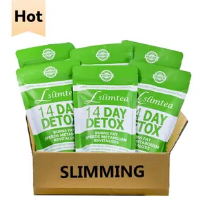 Private Label Detox slimming Tea Slim Flat Tummy herbal fast weight Loss products bags natural green the minceur et ventre plat