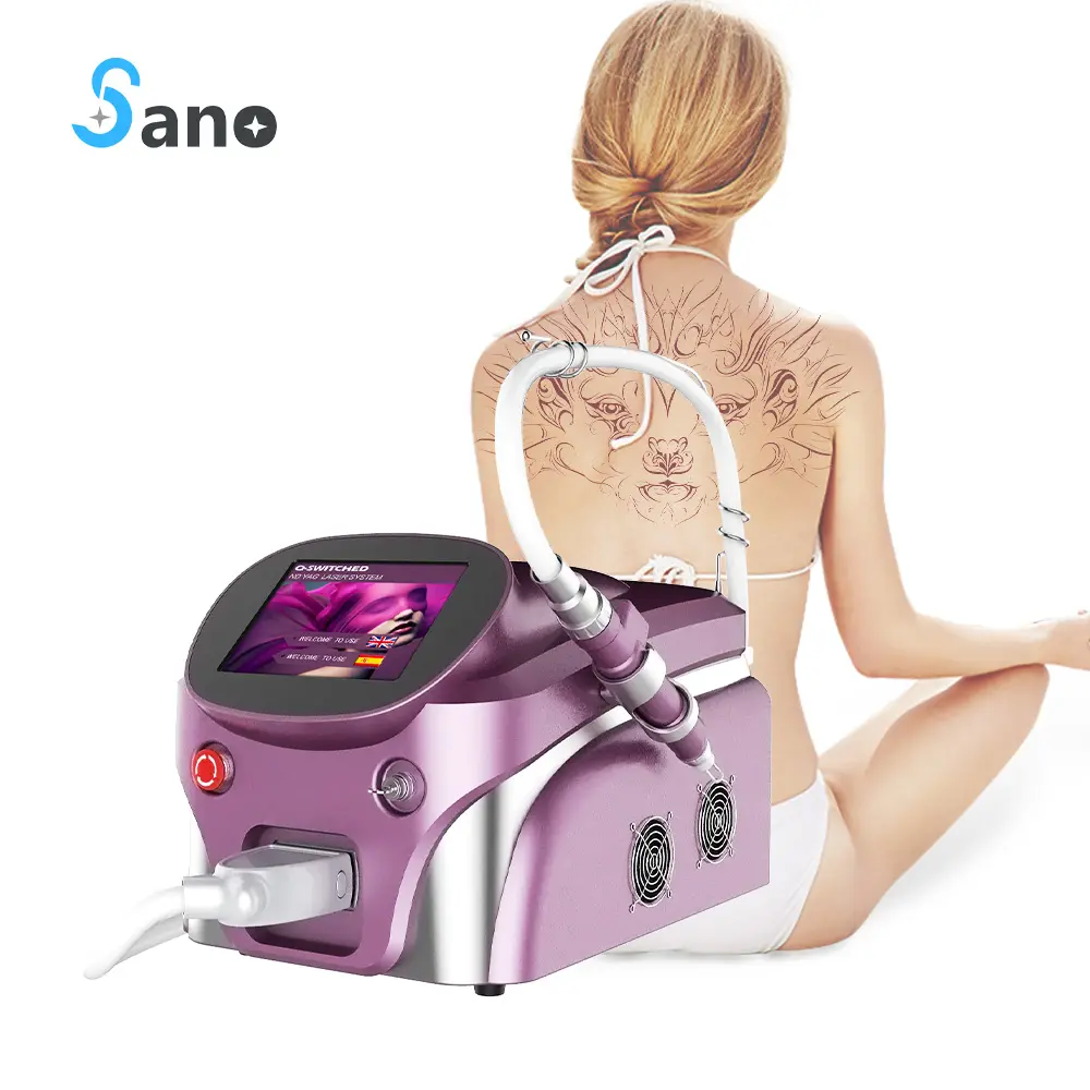 Wholesale cheap price Portable picosecond lasers carbon black doll facial pico care picosecond q switched nd yag laser
