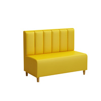Meubles de restaurant commerciaux modernes et simples en cuir : tables, chaises, banquettes, canapés, ensembles de salle à manger pour cafés, snack-bars et pâtisseries
