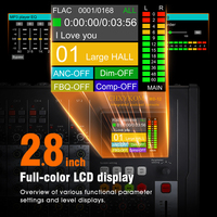 CHXYKOM MO-12 Mixeur audio professionnel 12 canaux pour diffusion en direct avec processeur d'effets DSP intégré et fonction carte son OTG/USB filaire