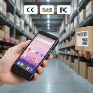 PDA Industrial de Grado Industrial con Certificación CE FCC RoHS, Terminal con Escáner de Códigos de Barras 1D y 2D para Logística y Mensajería - Product Image 1