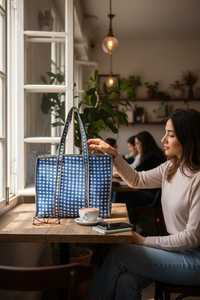 Sac fourre-tout matelassé en coton fleuri, fait main, style bohème, sac à bandoulière, sac de voyage, sac de marché, sac à main quotidien - Product Image 2