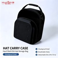 Estuche de Almacenamiento para Gorras de EVA, Personalizado, al por Mayor de Fábrica, OEM, Universal, para Gorras de Béisbol, Tipo Bucket, Organizador de Gorras, a Prueba de Golpes, Bolsa de Viaje