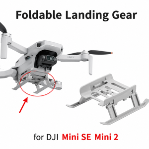 Soporte de aterrizaje plegable de ABS para drones <span class=keywords><strong>Mini</strong></span> 2/<span class=keywords><strong>Mini</strong></span> <span class=keywords><strong>SE</strong></span>, trípode de altura extendida, protector de patas, accesorio de soporte - Product Image 2